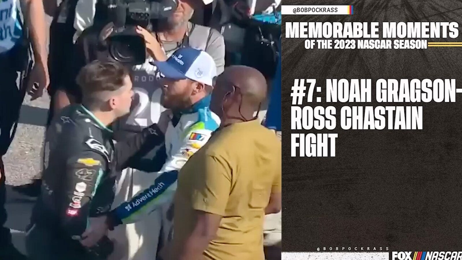 Noah Gragson-Ross Chastain fight: No. 7 | Most Memorable Moments of 2023 NASCAR Season