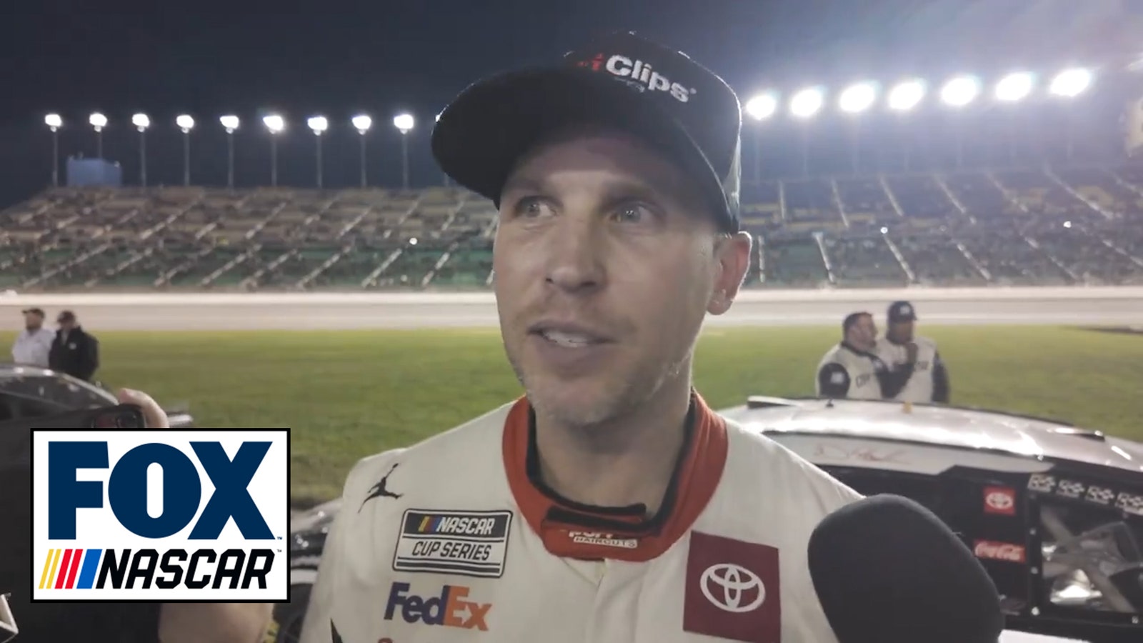 Denny Hamlin talks pit road issues and the final restart 