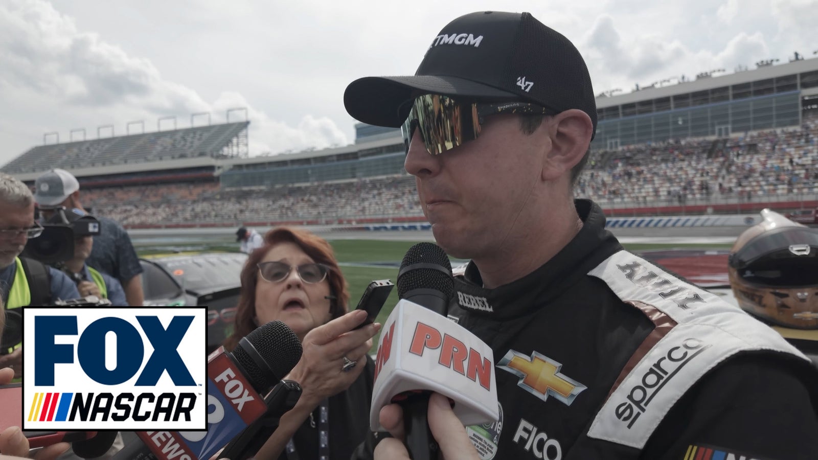 Kyle Busch speaks on the fine given to Ricky Stenhouse Jr. 